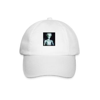 Evil Alien - Baseball Cap - white/white - Front