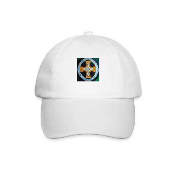 Celtic Cross - Baseball Cap - white/white - Front