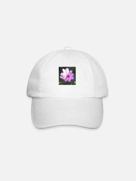 Zena Purple - Baseball Cap - white/white