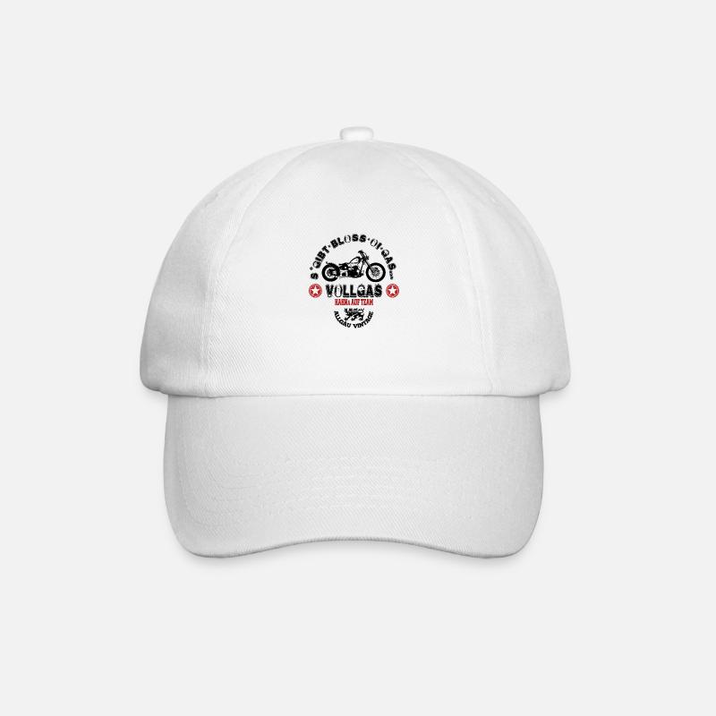 Vollgas - Baseballkappe - Weiß/Weiß