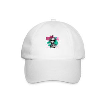 Dude sculpture - Baseball Cap - white/white - Front