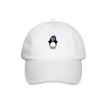 Pingouin avec casquette - Casquette classique - blanc/blanc - Devant