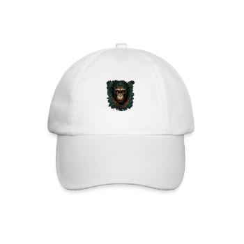 Le chimpanzé - Casquette classique - blanc/blanc - Devant