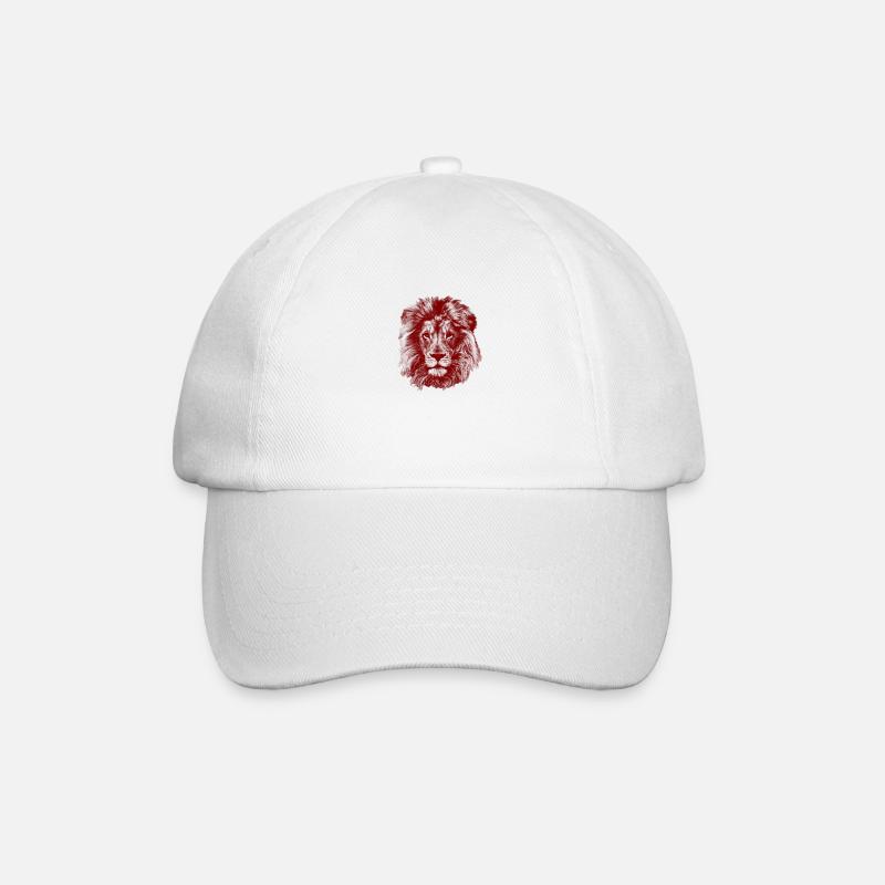 Rouge Lion - Casquette classique - blanc/blanc