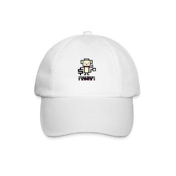 Caniche travaillant - Casquette classique - blanc/blanc - Devant