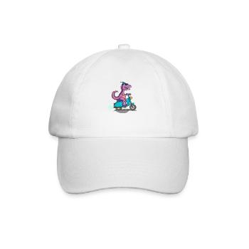 dino scooter cool #2 - Casquette classique - blanc/blanc - Devant