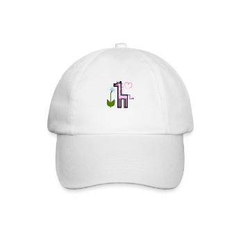 GirafeRose - Casquette classique - blanc/blanc - Devant