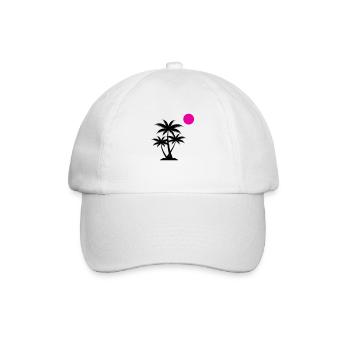 Palm Sunset - Baseball Cap - white/white - Front