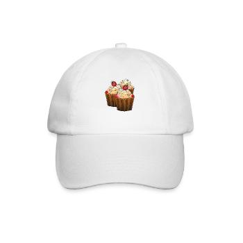 Kuchen - Baseballkappe - Weiß/Weiß - Vorne