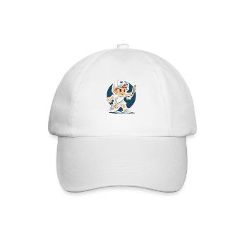 Tennis - Baseballkappe - Weiß/Weiß - Vorne