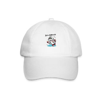 SPACE CAT JAPANESE - Baseball Cap - white/white - Front