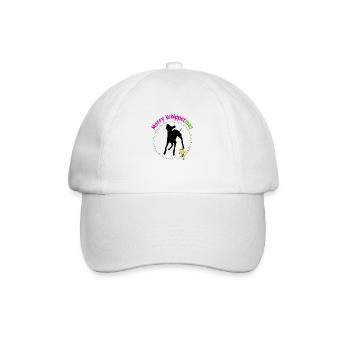 Elfen Lichterkette - Baseballkappe - Weiß/Weiß - Vorne
