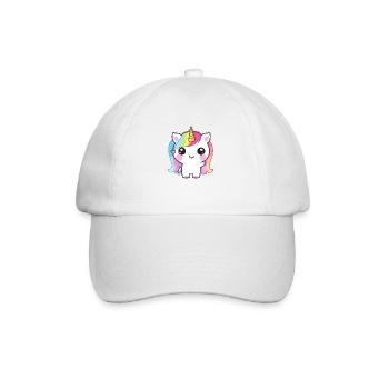 Baby Einhorn - Baseballkappe - Weiß/Weiß - Vorne
