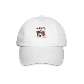 Army War Military Uniform Force Soldier Camouflage - Baseball Cap - white/white - Front