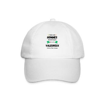 Furz Lustige Geschenk-Drop-Kisten - Baseballkappe - Weiß/Weiß - Vorne