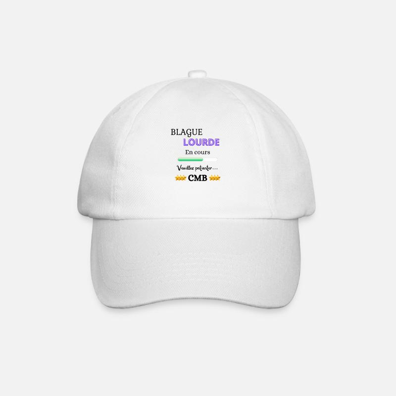 Blague Lourde en cours - Casquette classique - blanc/blanc