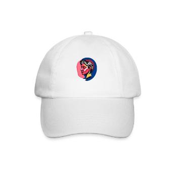 Poppy Wanda - Baseballkappe - Weiß/Weiß - Vorne