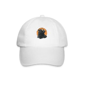 Blindmaulwurf - Baseballkappe - Weiß/Weiß - Vorne