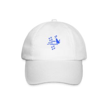 Nothing works without a cat 1 - Baseball Cap - white/white - Front