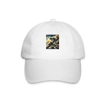 Abstract Eagle - Baseball Cap - white/white - Front