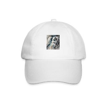 Abstract Wolf - Baseball Cap - white/white - Front