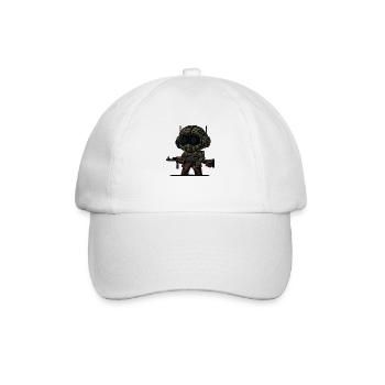 Petit soldat futuriste russe mignon - Casquette classique - blanc/blanc - Devant