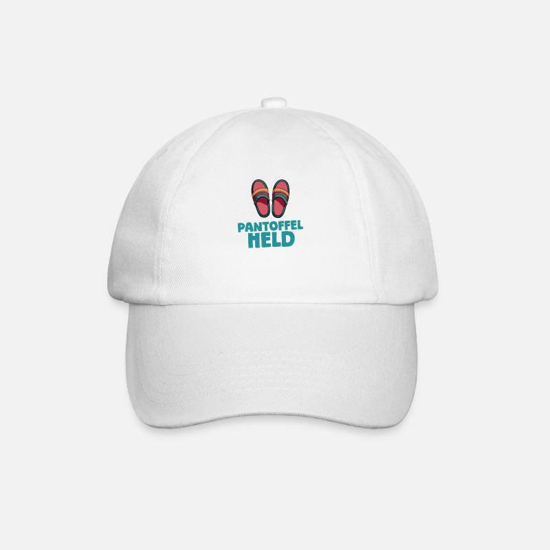 Pantoffelheld - Baseballkappe - Weiß/Weiß