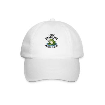 Grenouille poignardée - Casquette classique - blanc/blanc - Devant