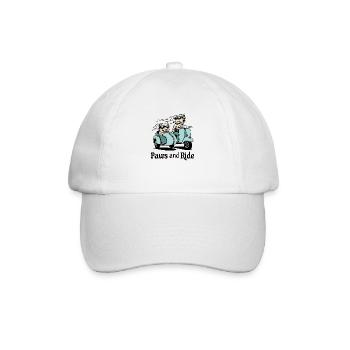 Pattes et balade - Casquette classique - blanc/blanc - Devant