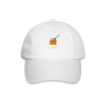 Life is better with bees // Illustration - Baseball Cap - white/white - Front