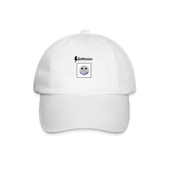 Electricien prise - Casquette classique - blanc/blanc - Devant