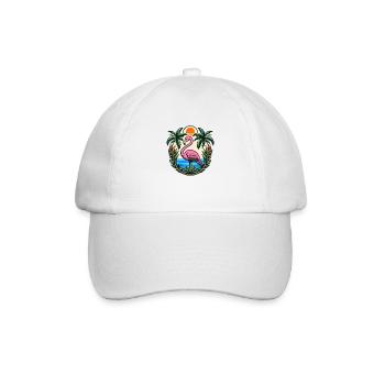Flamant - Casquette classique - blanc/blanc - Devant