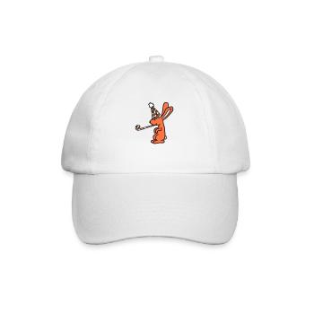 Bunny Birthday Years Old Gift Towel Party Hat - Baseball Cap - white/white - Front