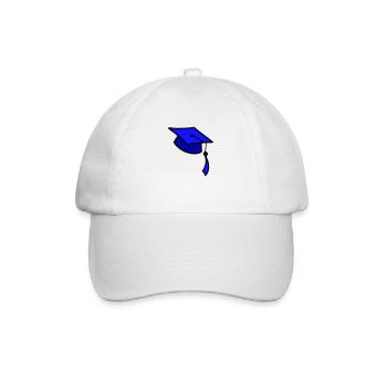 college, graduation, cap, trains, University of, - Baseball Cap - white/white - Front