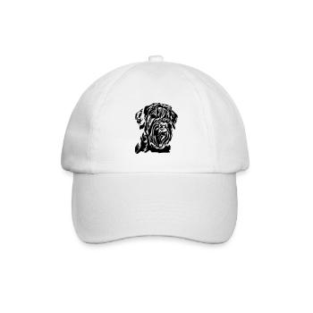 RIESENSCHNAUZER - Chiens Schnauzer géants Wilsigns - Casquette classique - blanc/blanc - Devant