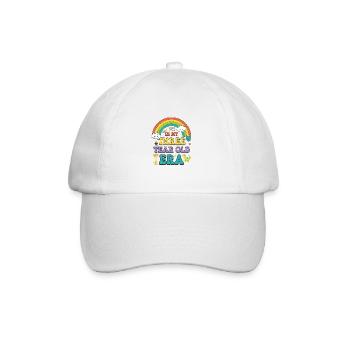 In My Three Year Old Era 3rd Birthday Girl Boy - Baseball Cap - white/white - Front