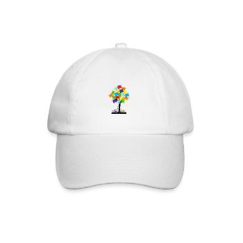 Cute bike design for bike lovers - Baseball Cap - white/white - Front