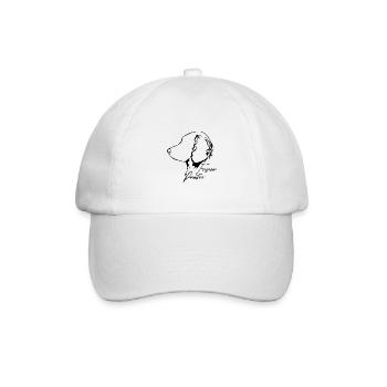 FRISIAN POINTER Profil Chiens Wilsigns - Casquette classique - blanc/blanc - Devant
