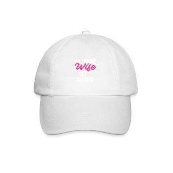 Lune de miel Mme Nouvellement mariée Mme Gift - Casquette classique - blanc/blanc - Devant