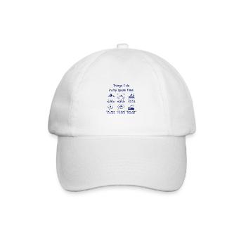 Mountain Lover (Blue) - Baseball Cap - white/white - Front