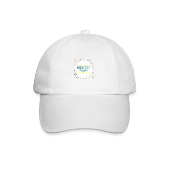 Bientôt papy - Casquette classique - blanc/blanc - Devant