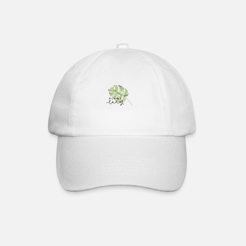 Plant Lady - Baseballkappe - Weiß/Weiß