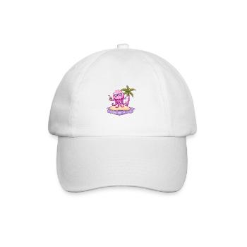 Jellyfish Summer Beach Vacation - Baseball Cap - white/white - Front