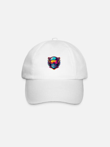 Ski Masque de ski Skull - Casquette classique - blanc/blanc