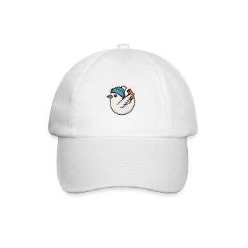 North Sea Comic Seagull Yoga Hat Bonnet Rouleau d’hiver - Casquette classique - blanc/blanc - Devant