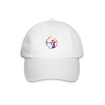 Archery Silhouette Colorful - Baseball Cap - white/white - Front