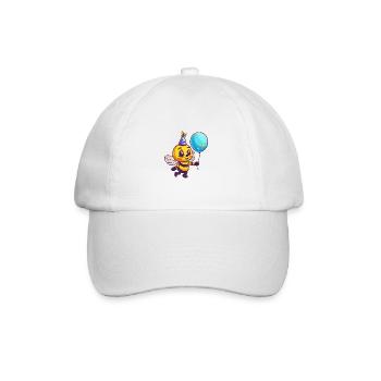 Bee Birthday Baby - Baseball Cap - white/white - Front