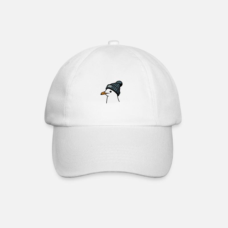 Bleu mouette - Casquette classique - blanc/blanc
