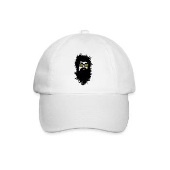 Men With Beards & Glasses - Baseball Cap - white/white - Front