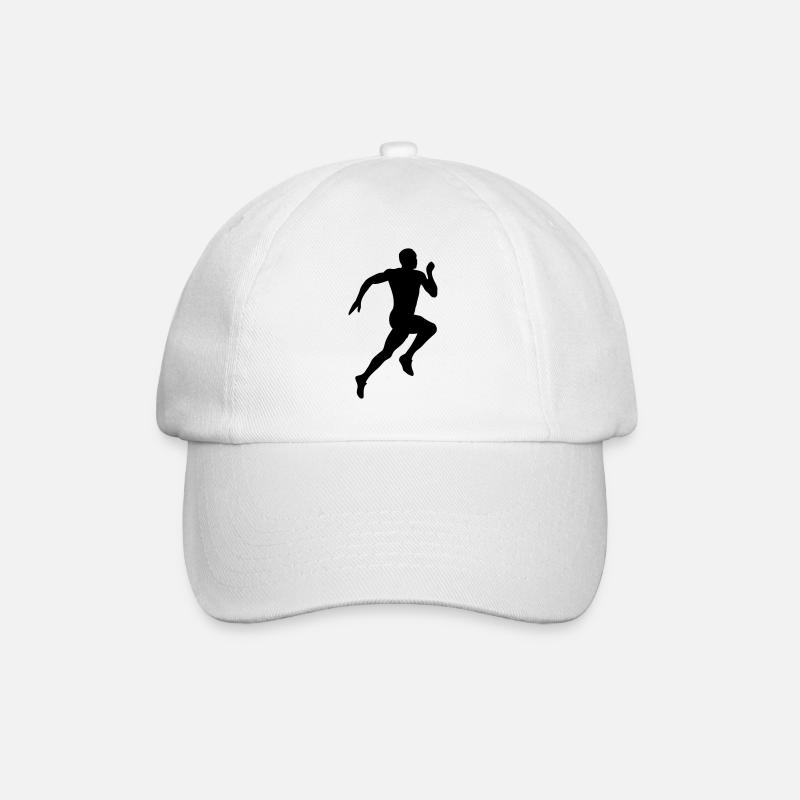 running - Casquette classique - blanc/blanc